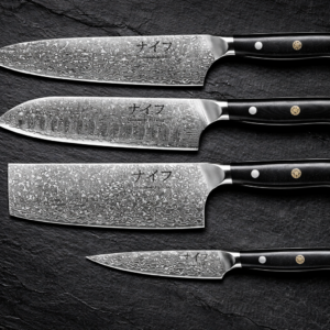 Damascus by Hâws knivsæt 4 dele
